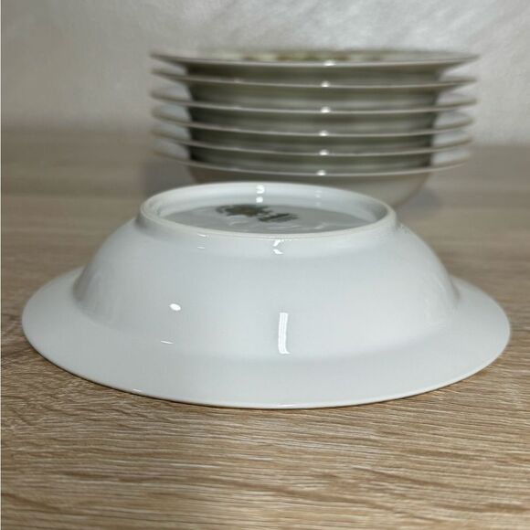 Vintage Lorento by Noritake Japan Lot Of Seven Rim Fruit /Dessert (Sauce) Bowl - Picture 5 of 8